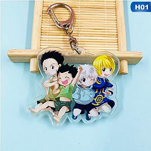 The Cartoon Figure Hunter X Hunter Killua Gon Japanese Keychains Zoldyck Key Kurapika AT2302 Official Merch