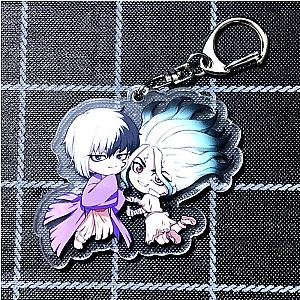 The Cartoon Figure Dr. Stone Key Chain Acrylic Pendant AT2302 Official Merch