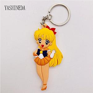 The Cartoon Figure 3D Sailor Moon Key Double Side Key Ring Pvc Animated Sailor Moon AT2302 Official Merch