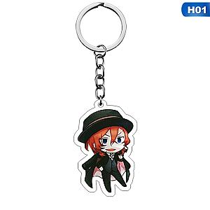 The Animated Figure Of Stray Dogs Bungo Key Chain Pendant Collection AT2302 Official Merch