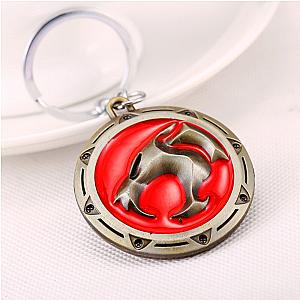 Thundercats Cartoon Keychain Metal Keychain Key Holder Toy Car Chaveiro Accessories AT2302 Official Merch