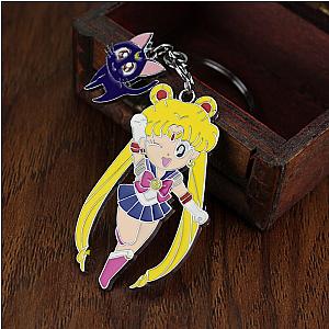 Sailor Moon Enamel Gift Cute Fashion Keychain Memory For Women Classical Collection AT2302 Official Merch