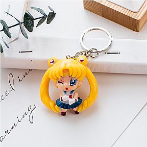 Sailor Moon Anime Figure Toys Mini Keychain Mars Mercury Jupiter Venus Key AT2302 Official Merch