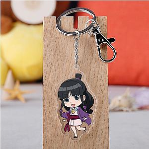 Ace Attorney Gyakuten Saiban Figure Cartoon Keychains Hanging Bags Key AT2302 Official Merch