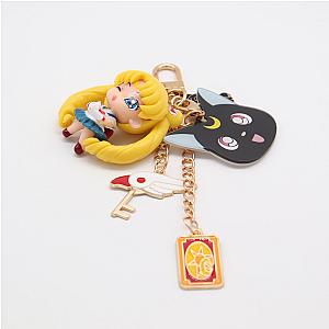 Trinket Animated Sailor Moon Keychain Keychain Bags Beautiful Jewelry Cars Key- AT2302 Official Merch