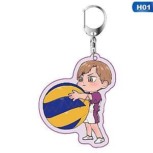 Volleyball Animated Child Key Ring Haikyuu !! Cute Cartoon Keychain New For AT2302 Official Merch