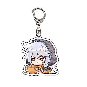 Cute Genshin Impact Razor Anime Acrylic Keychains Accessories Car Bag Pendant Key Ring Cosplay Gifts Official Merch