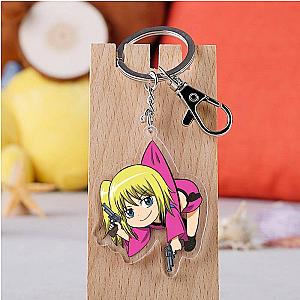 Acrylic Two-Sided Gintama Animated Cartoon Pattern Sakata Gintoki Cosplay Key Pendant AT2302 Official Merch