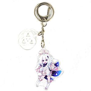 Cheap Genshin Impact Paimon Anime Acrylic Keychain For Women Accessories Bag Pendant Key Ring Girl Gift Official Merch