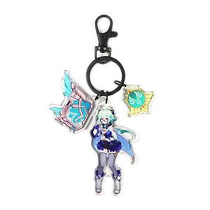 Anime Genshin Impact Sucrose Cosplay Acrylic Keychain Accessories Pendant Key Ring Game Fans Gift Official Merch