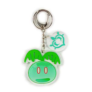 Anime Genshin Impact Grass Slime Acrylic Keychain Cosplay Accessories Pendant Key Ring Game Fans Gift Official Merch