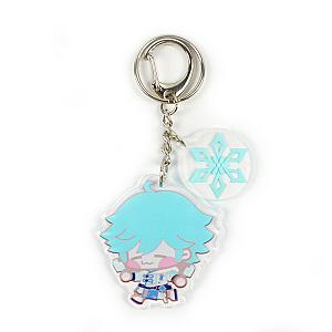 Anime Genshin Impact Chongyun Cosplay Acrylic Keychain Accessories Pendant Key Ring Game Fans Cute Gift Official Merch