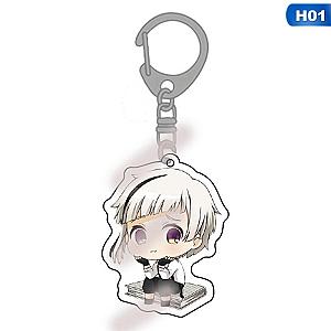 Animated Cartoon Bungou Stray Dogs Atsushi Acrylic Pendant Key Key Figure Ring AT2302 Official Merch