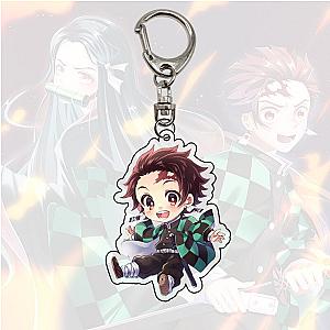 Animated Demon Slayer Key Kimetsu No Yaiba Acrylic Glass Kamado Kamado-Tanjirou Nezuko AT2302 Official Merch