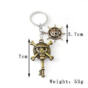 Animated A Piece Of Fruit Key Figure Of The Devil Japanese Straw Hat Hanging Holder Chaveiro AT2302 Official Merch