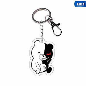 Animated Danganronpa Dangan Ronpa Komaeda Nagito Acrylic Key Figure Key Decoration AT2302 Official Merch