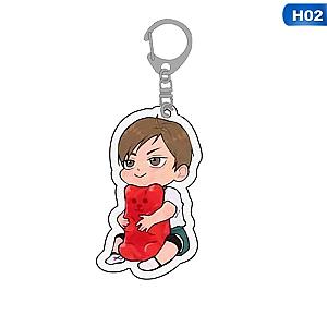 Animated Haikyuu !! Unisex Children Keychain Jewelry Acrylic Key Ring Gift AT2302 Official Merch