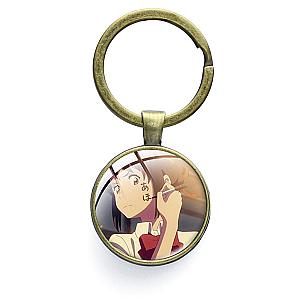 Anime Drawings Your Name Keychain For Fans Cabochon Jewelry Crystal Collection AT2302 Official Merch