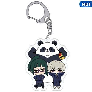 Anime Cosplay Printed Acrylic Key Pendant Jujutsu Kaisen Yuji Itadori Hd AT2302 Official Merch