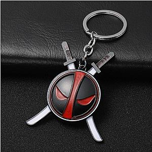 Animated Superhero Catoon X-Men Deadpool Metal Key Chain Key Pendant Key Chaveiro AT2302 Official Merch