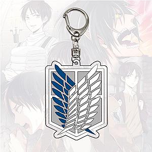 Attack On Titan Cartoon Figure Key Chain Acrylic Pendant AT2302 Official Merch