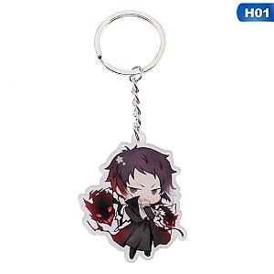 Atsushi Nakajima Stray Dogs Bungou Double Sided Keychain Acrylic 6 Pendant Styles AT2302 Official Merch