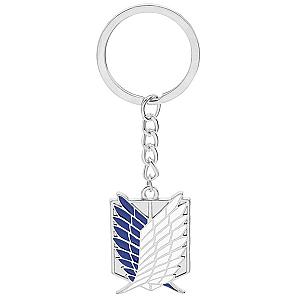 Attack On Titan Cosplay Key Survey Corps Levi Eren Jaeger Logo Key Pendant AT2302 Official Merch