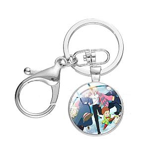 Castle Lobster Key Chain Photo Art Glass Cabochon Key Exchange Anime Howl AT2302 Official Merch