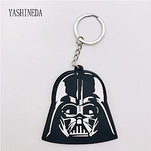 Cartoon Character Star Wars 3D Keychain Side Double Key Ring Pvc Anime Figure Key AT2302 Official Merch