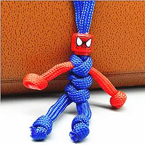 Building Blocks Anime Key Pendant Key Figures Braided Rope Bag Cartoon AT2302 Official Merch