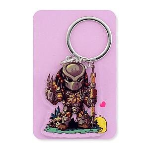 Clear Face Double Predator Avp Key Chain Hot Sale Custom Lively AT2302 Official Merch