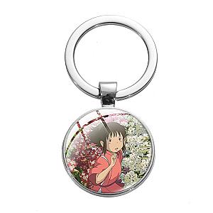 Chihiro Key Chain Gift Animated Cartoon Classic Creative Figures Glass Dome AT2302 Official Merch