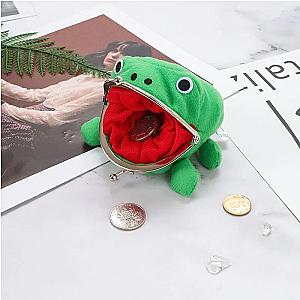 Coin Purse Cute Purse Key Frog Animated Cartoon Flannel Coin Holder Key AT2302 Official Merch