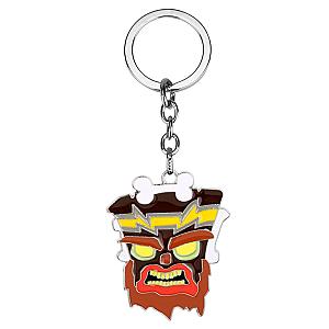 Crash Bandicoot Animated Pendant Key Chain Cosplay Accessories Power Armor Figure AT2302 Official Merch