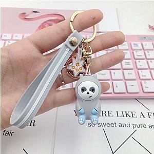 Cute Anime Key Chain Bears Three Bears Animal Doll Backpack Is Hanged Adorn Keychain AT2302 Official Merch