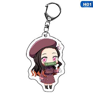 Demon Slayer Acrylic Keychain Lindo Santo Brinco Foil Key Kamado Tanjirou AT2302 Official Merch