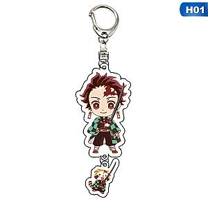 Demon Murderer: Kimetsu No Yaiba Cosplay Anime Keychain Acrylic Pendant AT2302 Official Merch