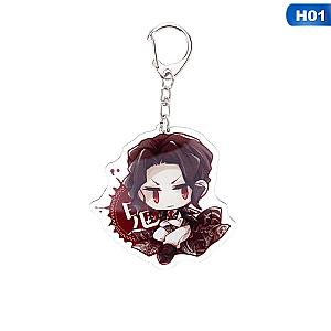 Demon Killer: No Double-Sided Kimetsu Yaiba Key Chain Acrylic Cute Cosplay AT2302 Official Merch