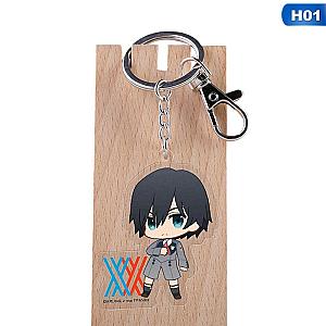 Darling In The Franxx Keychain Acrylic Key Chain Pendant Key Ring Cosplay AT2302 Official Merch