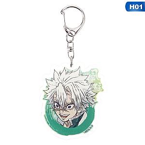 Demon Slayer Keychain Kimetsu No Yaiba Kamado Tanjirou Nezuko Agatsuma Zenitsu AT2302 Official Merch