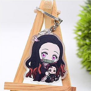 Demon Slayer Key Kimetsu No Yaiba Double-Sided Acrylic Key Chain Pendant Lively AT2302 Official Merch