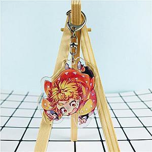 Demon Slayer Kimetsu No Yaiba Acrylic Fashion Keychain Acrylic Hashibira Inosuke AT2302 Official Merch