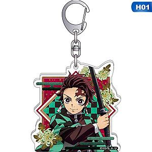 Demon Slayer Animated Style Kimetsu No Yaiba Kamado Kamado Tanjirou Cosplay Prop Key AT2302 Official Merch