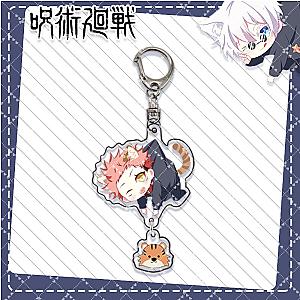 Fans Of The Anime Jujutsu Yuji Itadori Kaisen Cosplay Keychain Acrylic Cartoon Keychain AT2302 Official Merch