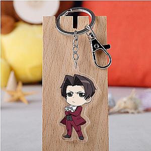 Gyakuten Saiban Ace Cute Cartoon Key Figure Fiscal Acrylic Key Chain Children AT2302 Official Merch