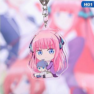 Go-Animated Toubun No Hanayome The Quintuplets Nakano Loli Miku Figure Key Acrylic AT2302 Official Merch