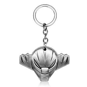 Getter Robo G Magnetic Mask Man Armor Alloy Keychain Key Chain Pendant Cosplay Keychain AT2302 Official Merch