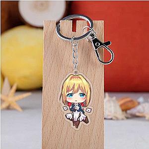 Hanging Holder Key Violet Evergarden Japanese Animated Cartoon Acrylic Key Figure Of The Car AT2302 Official Merch