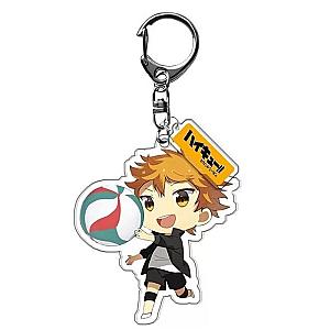 Haikyuu Sleeve Lively !! Keychain High School Volleyball Boy Hinata Shoyo Kageyama AT2302 Official Merch