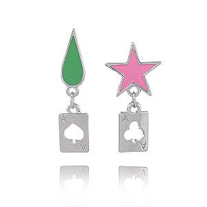 Hunter X Hunter Hisoka Cosplay Poker Stars Drop Earrings Stud Earring On Women AT2302 Official Merch